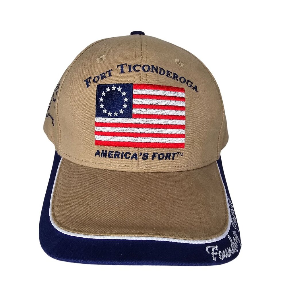 Fort Ticonderoga Founding Patriot Cap american fort military baseball hat